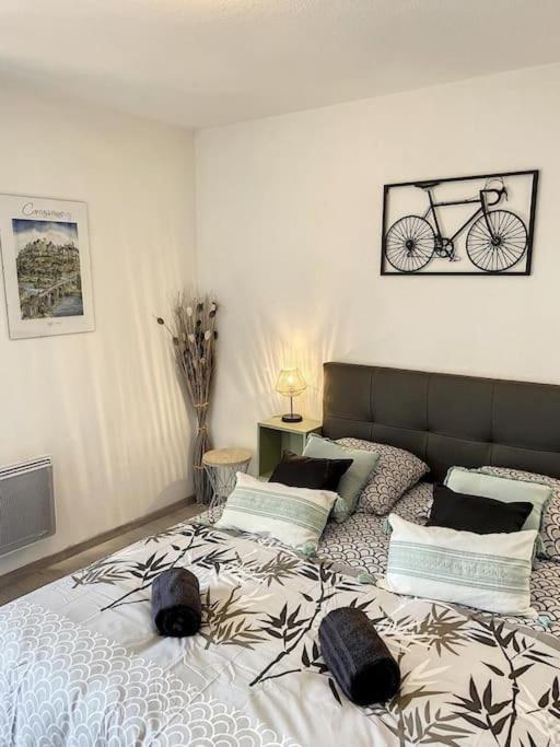 Ferienwohnung Le Panoramique - Sublime Vue Sur La Cite Carcassonne Exterior foto