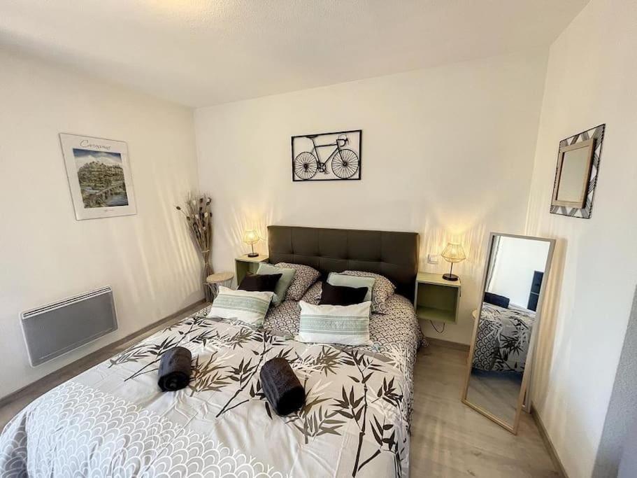 Ferienwohnung Le Panoramique - Sublime Vue Sur La Cite Carcassonne Exterior foto
